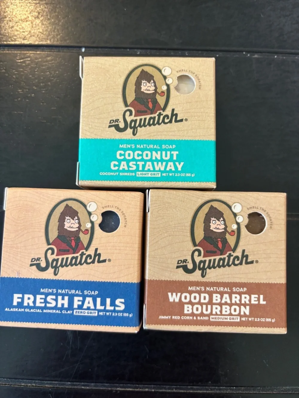 3 Pack Dr. Squatch Bar Soap
